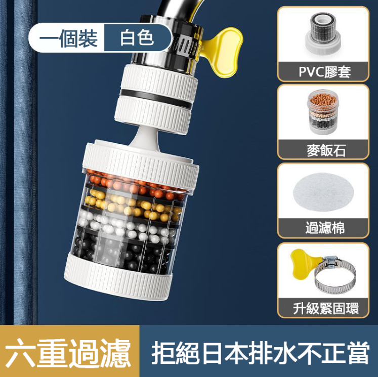 【抵制日本核輻射,拒絕污染海洋】新款水龍頭過濾器,輕鬆改良水質,6曾防護,保證你的健康!! 【抵制日本核輻射,拒絕污染海洋】新款水龍頭過濾器,輕鬆改良水質,6曾防護,保證你的健康!!